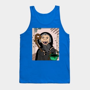 Funny Dwarf Garden Gnome Tank Top